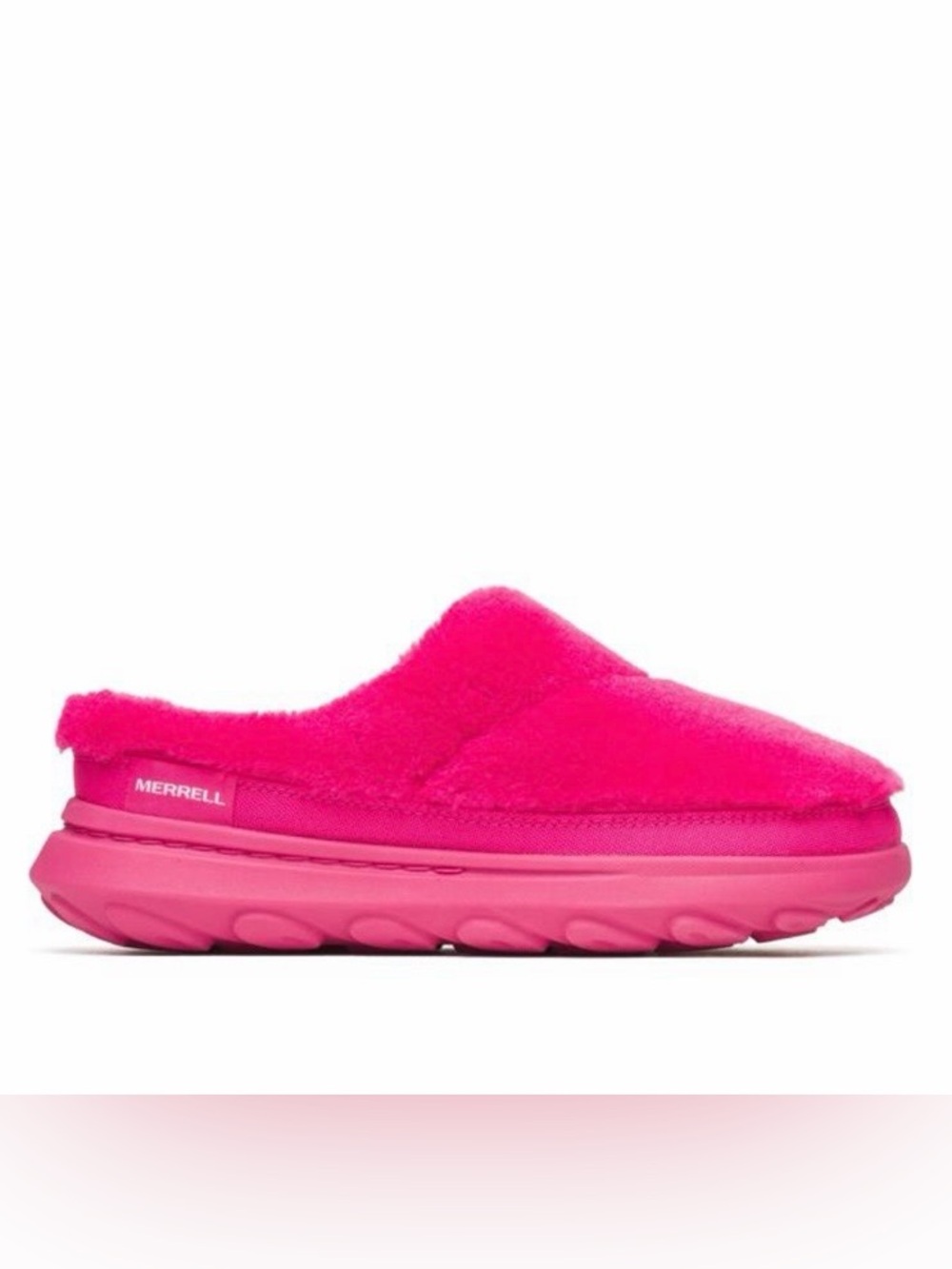 Merrell Hut Moc 2 Slide Cozy Slipper Cerise Pink